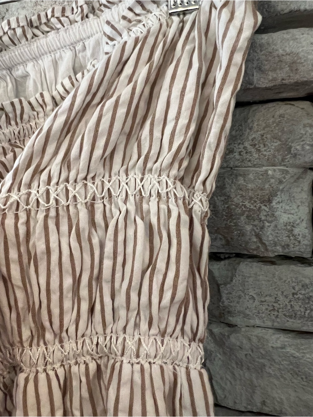 Free People Kalani Striped and Strapless Boho Maxi Dress XL - Picture 5 of 10